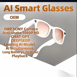 Gafas Inteligentes DBS de Alta Definición con IA, 800W Píxeles, 1080P, Traducción en Tiempo Real, Control Táctil, Escuchar Música, Contestar Llamadas - Product Image 4