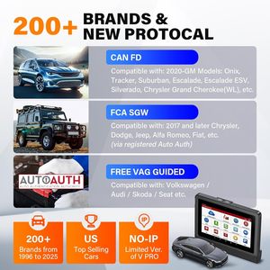 Outil de diagnostic automobile X431 V+ 5.0 avec contrôle bidirectionnel et codage PRO3 V+ 5.0 - Product Image 3