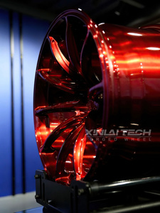 ล้อฟอร์จโมโนบล็อกโครเมียมสีแดงแบบกำหนดเอง XINLAI ขนาด 17-23 นิ้ว 5x112 5x114.3 5x120 สำหรับ Dodge สำหรับ Nissan GT-R 370Z สำหรับ Toyota Supra - Product Image 3