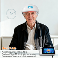 Casque de thérapie photobiomodulatoire infrarouge haute performance 810 nm pour la maladie de Parkinson, la démence, les migraines, l'autisme, l'anxiété, l'AVC