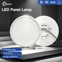 Plafonnier LED ultra-plat à montage en surface pour hôtel, bibliothèque, usage commercial, 12W 18W 24W 32W 40W, directement de l'usine