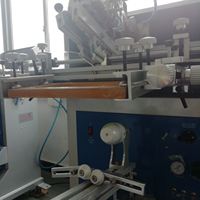 Máquina de impresión de botellas redondas cilíndricas, máquina de impresión de pantalla de seda, Impresión manual en botella de vidrio de plástico, logotipo, impresora de Fecha
