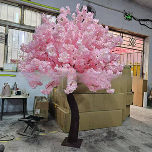 Branches de <span class=keywords><strong>cerisier</strong></span> artificielles <span class=keywords><strong>en</strong></span> soie, rouge, rose, blanc, plante vivante, <span class=keywords><strong>cerisier</strong></span> <span class=keywords><strong>japonais</strong></span> artificiel pour la décoration intérieure de restaurant - Product Image 6