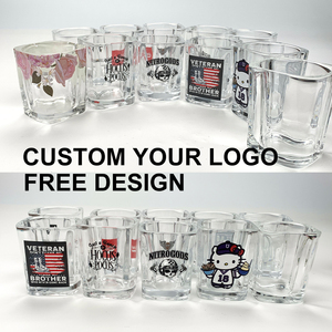 Vasos de Chupito Cuadrados Profesionales de Fábrica con Logotipo Personalizado, 2oz, Transparentes, Clásicos, Ecológicos, para Vodka, Descuento por Volumen para Regalos de Boda - Product Image 2