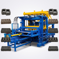 Machine de fabrication de blocs hydraulique entièrement automatique utilisant du ciment, du sable et des déchets de construction, à haut niveau de sécurité