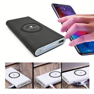 Best Price 10000mah Wireless Power Bank Portable Wireless Charging Powerbank External Battery Phone Charger Power Bank - Product Image 4