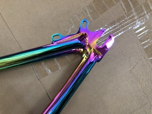 26 "La cromoly tierra saltar bicicleta marco Marco de <span class=keywords><strong>aceite</strong></span> colorido Arco Iris marco - Product Image 2