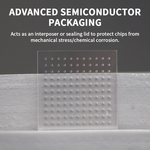 Vetro Borosilicato Corning <span class=keywords><strong>PYREX</strong></span> SG3.3 |   Legame Anodico per Wafer di Silicio |   CTE Abbinato al Silicio |   450 ° C Alta Temperatura - Product Image 4