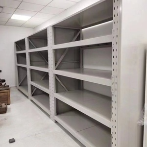 Estante de Armazenamento de Aço com Design Moderno, Prateleiras Industriais Duráveis, Impermeáveis e Ecológicas para Armazenamento em Armazéns - Product Image 4