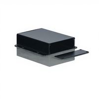 Caja de Aluminio Extruido Mecanizada OEM, Venta Caliente, Carcasa para Instrumentos, Carcasa Electrónica de Aluminio Extruido Anodizado para PCB