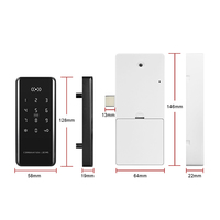 Serrure de sécurité numérique RFID intelligente avec mot de passe, application TTLock, serrure électronique pour armoire en bois, tiroir, stockage de données cloud via réseau WiFi