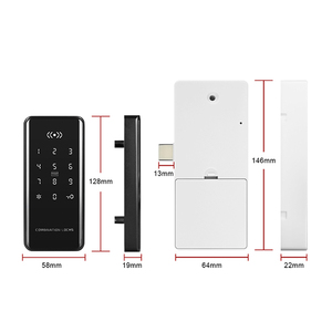 An ninh kỹ thuật số RFID thông minh mật khẩu Locker khóa ttlock App điện tử Gỗ Tủ ngăn kéo khóa Wifi Mạng đám mây lưu trữ dữ liệu - Product Image 6