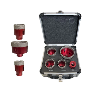 ชุดเลื่อยเจาะรูคอนกรีตสำหรับกระเบื้องคอนกรีตเจาะรู<span class=keywords><strong>แกน</strong></span>เพชรแบบสูญญากาศเกลียว M14 - Product Image 1