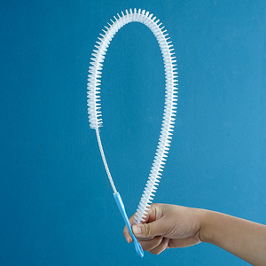 Desatascador de tuberías flexible, limpiador de pelo de alcantarillado, cepillo de limpieza de <span class=keywords><strong>fregadero</strong></span> a través de tubería, herramienta mágica - Product Image 5