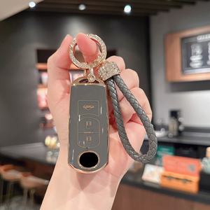 Custodia protettiva morbida in TPU per <span class=keywords><strong>Mazda</strong></span> 8 CX-4 CX-5 CX-7 CX-9 per <span class=keywords><strong>Mazda</strong></span> 6 Atenza per <span class=keywords><strong>Mazda</strong></span> <span class=keywords><strong>3</strong></span> Axela Remote car Keys - Product Image 1