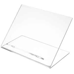 Custom Clear <strong>Luxe</strong> Tabletop Judaica Gift Shtender With Color Tabletop Jewish Book Stand <strong>Acrylic</strong> Lucite Shtender - Product Image 6