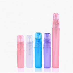 Perfume Tester 5ml 10ml <b>pink</b> Round Small Refillable Mini Empty Perfume Sample Plastic Crimp Spray <b>Bottle</b> - Product Image 6