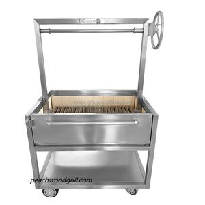 Santa Maria YGST1000 Brasero Asado/Grill argentin luxueux en acier inoxydable 304 pour plus de 5 personnes 900x600mm BBQ haut de gamme - Product Image 2