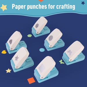 Giấy đấm cho crafting hình dạng 1inch 1.5 inch đấm cho hàng thủ công giấy hình dạng máy cắt sổ lưu niệm đấm cho thẻ làm - Product Image 5