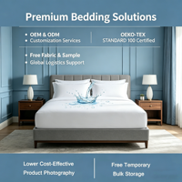 Protège-Matelas Imperméable Hypoallergénique Matelassé Housse Surmatelas