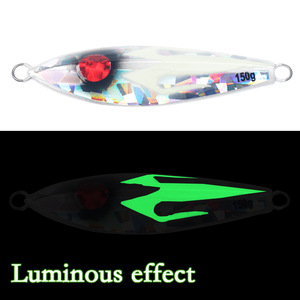 Señuelo de pesca de 120g, cebo artificial de plástico para pesca de lubina en barco en el océano. - Product Image 2