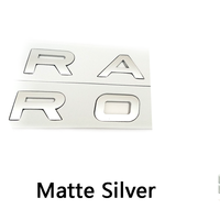 Autocollant emblème 3D ABS pour capot avant, lettres de coffre arrière, accessoires de voiture style sport en temps réel, emblème logo badge édition limitée