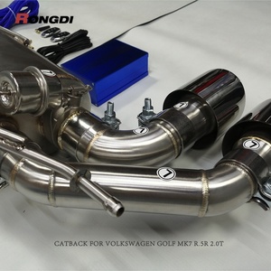 ท่อไอเสียแคทแบ็กสแตนเลสสมรรถนะสูงสำหรับรถยนต์ VW GOLF 7/7.5 MK7/MK7.5 GTI 2.0T ปี 2014-2020 - Product Image 5