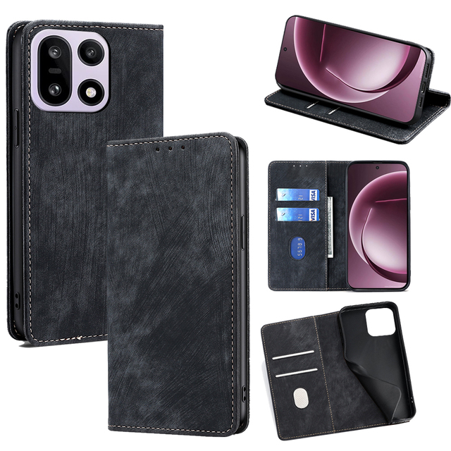 Phone Cover Magnetic Leather Wallet Case for OnePlus 15 13 12 Nord N30 N20 CE5 CE4 CE3 Ace6 Ace5 Turbo6 5G Lite Pro Se Ultra