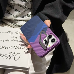 Custodia di lusso per PC in fibra di carbonio con Texture magnetica per <span class=keywords><strong>iPhone</strong></span> <span class=keywords><strong>14</strong></span> 15 16 Plus <span class=keywords><strong>Pro</strong></span> Max con supporto nascosto Ultra sottile - Product Image 5