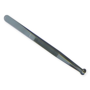 Pince à perles en acier inoxydable S-132 avec embout concave pour la manipulation de perles rondes, outil de tri de bijoux et de manipulation de pierres précieuses - Product Image 1