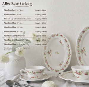 Service de table en céramique <span class=keywords><strong>bleu</strong></span> <span class=keywords><strong>et</strong></span> <span class=keywords><strong>blanc</strong></span> à motif floral de roses de luxe, peint à la main, vaisselle vintage en <span class=keywords><strong>porcelaine</strong></span> française, assiettes, bols, tasses, mariage - Product Image 2