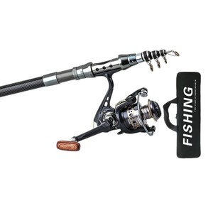 En gros Kit de pêche complet en carbone haute performance pour la pêche en surfcasting, avec canne, moulinet, sac et ensemble de leurres, pour la pêche en lac, support OEM, personnalisation du logo et emballage - Product Image 5