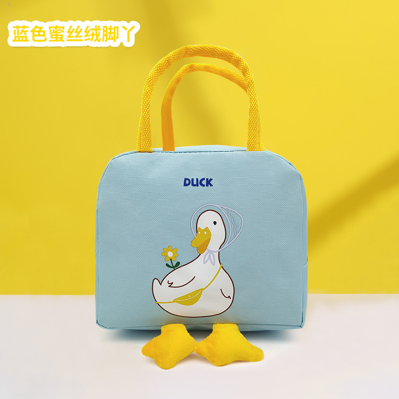 Blue yellow duck