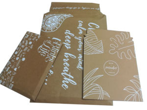 Sac de livraison de sous-vêtements <span class=keywords><strong>A4</strong></span> Non pliables, enveloppes de courrier rigides, personnalisés en carton, avec fenêtre - Product Image 2