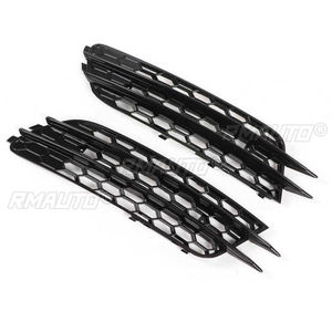 2 pièces pour Audi A6 C7 2012 2013 2014 2015 – Grille de phare antibrouillard avant style RS6 pour pare-chocs avant, cache de ventilation, garniture de remplacement - Product Image 3