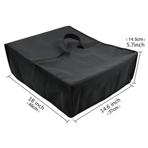 Housse de protection pour récepteur stéréo, 46x37x14.5cm, en tissu Oxford noir, housse anti-poussière pour équipement Audio-vidéo, Style moderne et Simple - Product Image 2