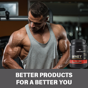 プレミアムホエイプロテインアイソレート、タンパク質32g、グラスフェッド、非遺伝子組み換え、GMP認証、米国およびEUからの迅速発送 - Product Image 3