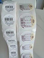 Impression d'autocollants multicouches adhésifs Etiquette en feuille de papier double couche Emballage multicouche personnalisé Livret en vinyle étanche