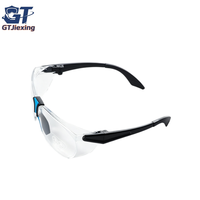 Lunettes de sécurité personnalisées GTJiexing avec logo, conformes aux normes ANSI Z87.1 CE EN166, verres en PC résistants aux chocs, pont nasal en caoutchouc souple, lunettes de protection