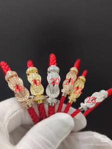 Bracelet tendance en or plaqué 18 carats FORCE 10, bijou classique pour femme, idéal comme cadeau, inspiré du bracelet original <span class=keywords><strong>Fred</strong></span>. - Product Image 4