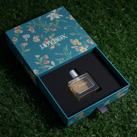 JOYBOX Boîte en carton à tiroir en papier personnalisable de luxe pour emballage de cadeau de parfum cosmétique avec impression de stratification mate