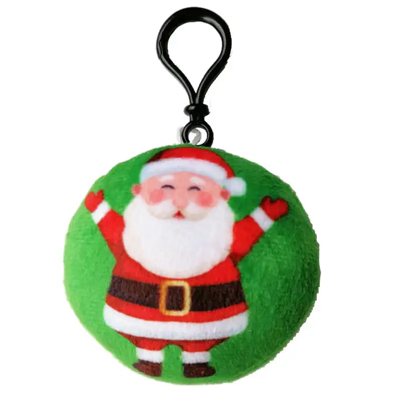 Mini Christmas Plush Keychains Super Soft Cute Little Star Dolls Little Gift Small Pendant for Christmas Tree