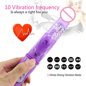 Mainan Seks <span class=keywords><strong>Vibrator</strong></span> Kelinci Bertenaga 36 Kecepatan dengan Gerakan Dorong yang Kuat - Product Image 5