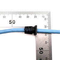 Passe-câble en PVC moulé par injection, non toxique, avec protection anti-tension, pour câble de 5 mm, protection fiable pour applications électriques industrielles