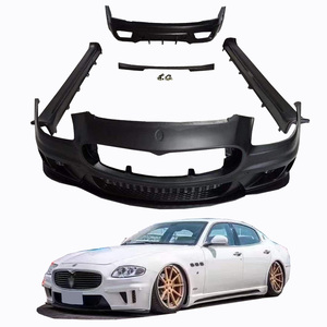 Runde BodyKit per Maserati Quattroporte 2005-2012 Upgrade WALD stile FRP Body Kit paraurti anteriore posteriore paraurti laterale Spoiler - Product Image 1