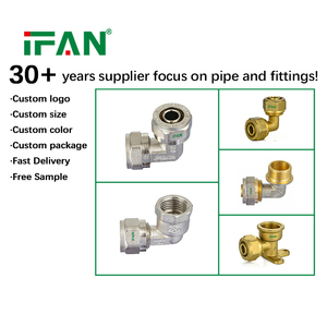 IFAN Chine Fabricants Accessoires de plomberie PEX de haute qualité Raccords à compression en laiton pour tuyaux multicouches <span class=keywords><strong>Raccord</strong></span> Pex en laiton - Product Image 5