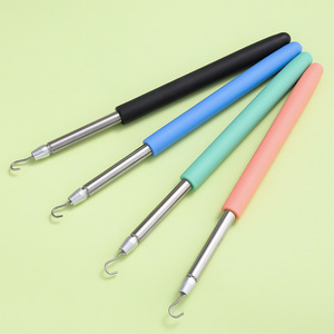 Stainless Steel Bracelet <b>Hook</b> Aid <b>Tool</b> With Colorful Handle For Easy Wearing And Removal Unisex Jewelry Assistant Device - Product Image 3