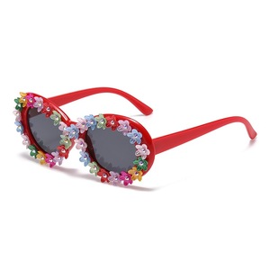 <span class=keywords><strong>Gafas</strong></span> de Sol con Encaje Floral, Moda <span class=keywords><strong>para</strong></span> Bodas 2026, Protección UV400 - Product Image 4