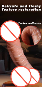 Liquid Silicone Wireless Remote Control Telescopic Female Masturbation Device Dildo <b>Vibrator</b> for Woman - Product Image 5