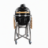 Parrilla de Carbón Portátil Auplex de 18 Pulgadas, Parrilla de Cerámica Kamad Deluxe de 18 Pulgadas Lista para Enviar, Modelo EN-1860 en Existencia, Entrega Rápida